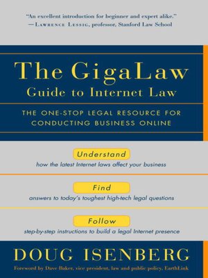 cover image of The GigaLaw Guide to Internet Law